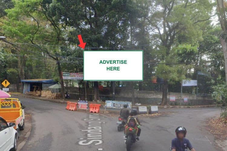 1 Panel Horizontal Static Billboard at Jl. Sindang Sirna, Bandung, Jawa Barat
