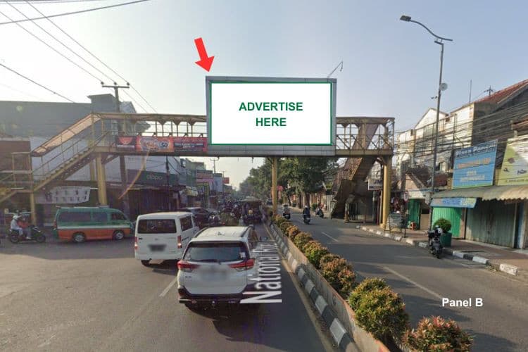 1 Panel Horizontal Videotron Billboard at Jl. Jend. H. Amir Machmud, Cimahi, Jawa Barat