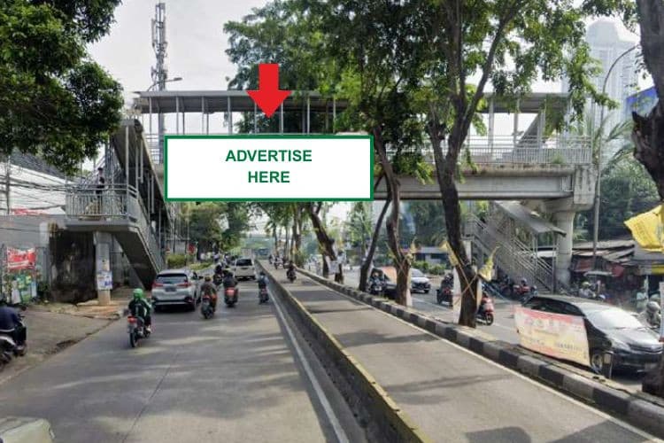 1 Panel Horizontal Static Billboard at Jl. Sultan Iskandar Muda, Jakarta Selatan, DKI Jakarta  (Side B)