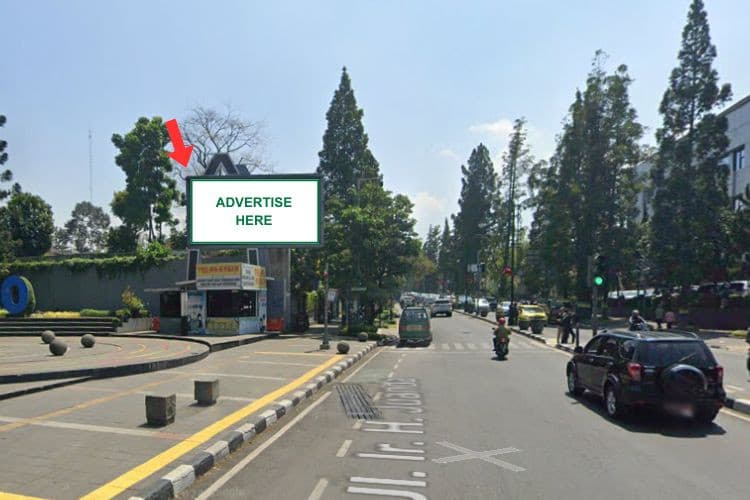 1 Panel Horizontal Videotron Billboard at Jl. Ir. H. Juanda, Bandung, Jawa Barat  (near Cikapayang Dago Park)