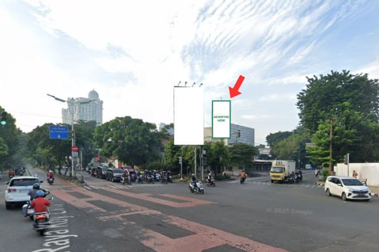 1 Panel Vertical Static Billboard at Jl. Arteri Panjang, Jakarta Selatan, DKI Jakarta
