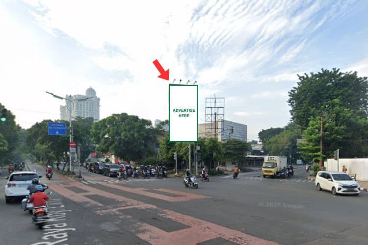 1 Panel Vertical Static Billboard at Jl. Arteri Panjang, Jakarta Selatan, DKI Jakarta  (Kebayoran Lama)