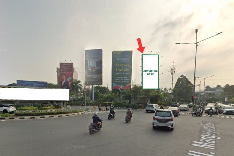 1 Panel Vertical Static Billboard at Jl. Margaguna Raya, Jakarta Selatan, DKI Jakarta  (opposite Pondok Indah Mall 3)
