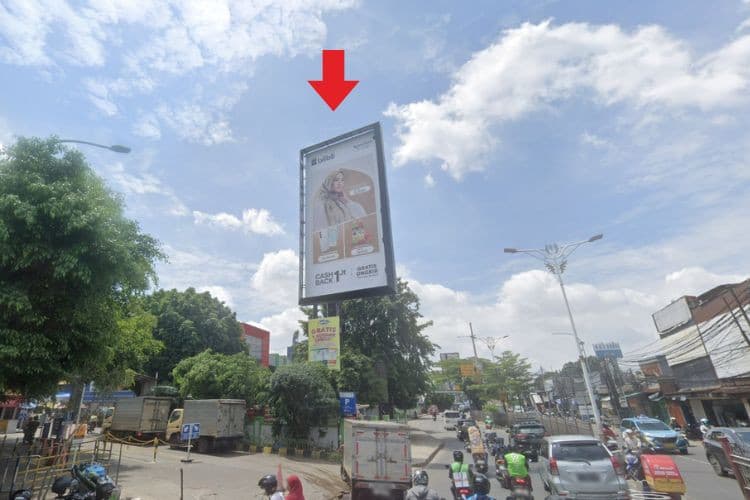 1 Sided Vertical Static Billboard di Jl. Raya Bogor, Jakarta Timur , DKI Jakarta  (To Kalibata)
