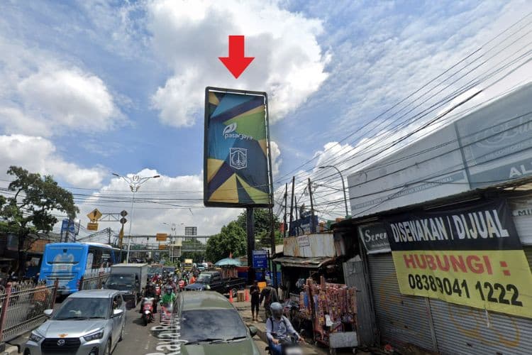1 Sided Vertical Static Billboard di Jl. Raya Bogor, Jakarta Timur , DKI Jakarta  (To Jl. TB. Simatupang)