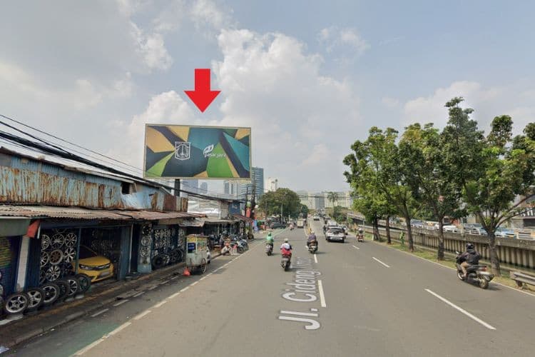 1 Panel Horizontal Static Billboard at Jl. Cideng Timur, Jakarta Pusat, DKI Jakarta 
