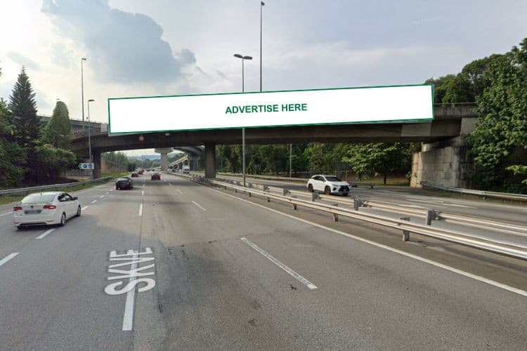 1 Sided Overhead Bridge Billboard at SKVE KM2.8, Serdang, Selangor (near IOI City Mall)