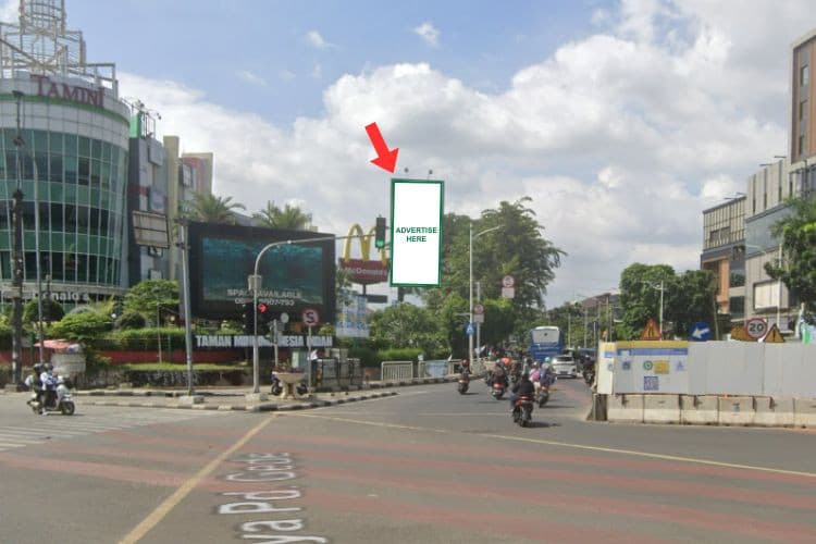 1 Panel Vertical Static Billboard at Jl. Tamini 1 Pondok Gede, Jakarta Timur , DKI Jakarta  (infront Tamini Square)