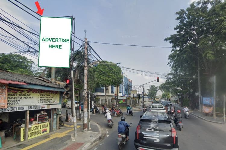 1 Panel Vertical Static Billboard at Jl. Pahlawan Revolusi, Jakarta Timur , DKI Jakarta