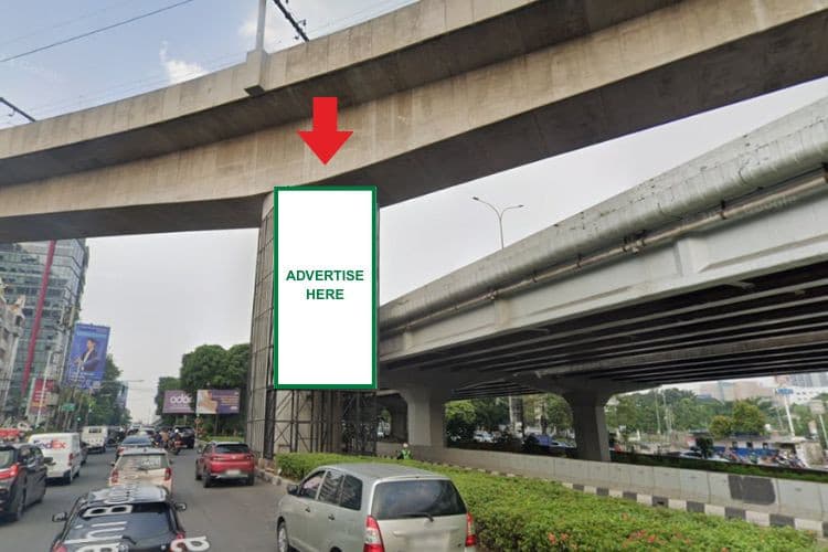 1 Panel Vertical LED PIllar Billboard at Jl. TB Simatupang, Cilandak Barat, Jakarta Selatan, DKI Jakarta  (Fatmawati Set 2)