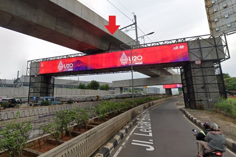 1 Panel Horizontal LED Bando Billboard at Jl. Lebak Bulus Raya, Pondok Pinang, Jakarta Selatan, DKI Jakarta  (Lebak Bulus Set 3)