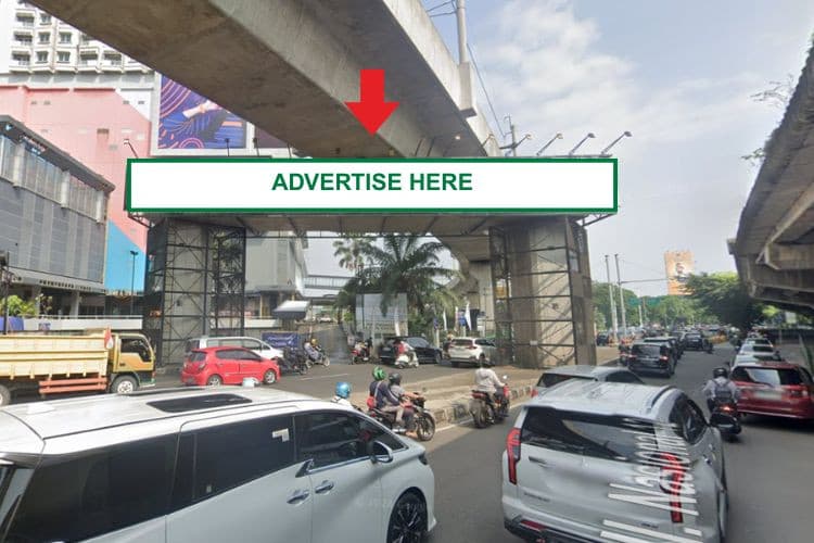 1 Panel Horizontal Bando Billboard at Jl. RA Kartini, Cilandak Barat, Cilandak, Jakarta Selatan, DKI Jakarta  (Lebak Bulus Set SA 4)