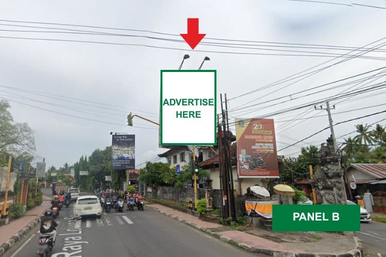 1 Sided Vertical Baliho Billboard at Jl. Raya Singaraja, Singaraja, Bali