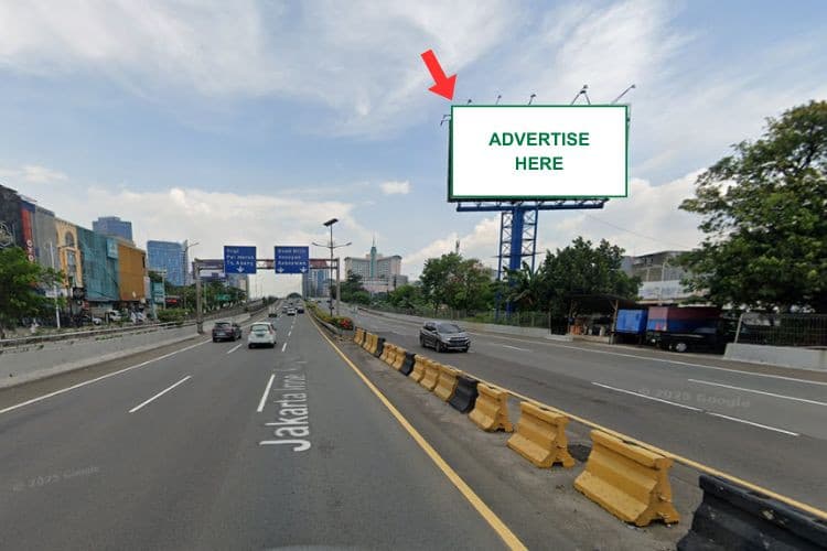 1 Panel Horizontal Static Billboard at Jl. Satria, Jakarta Barat, DKI Jakarta