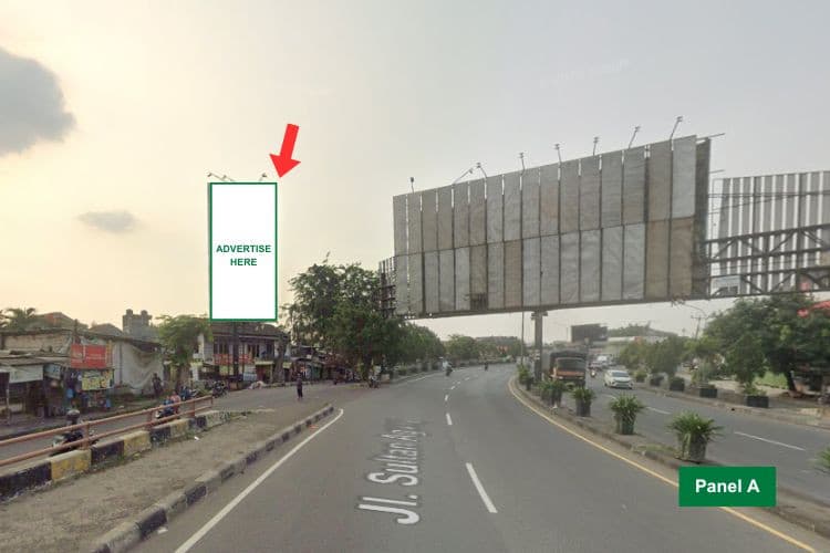 1 Panel Vertical Static Billboard at Jl. Sultan Agung, Bekasi, Jawa Barat