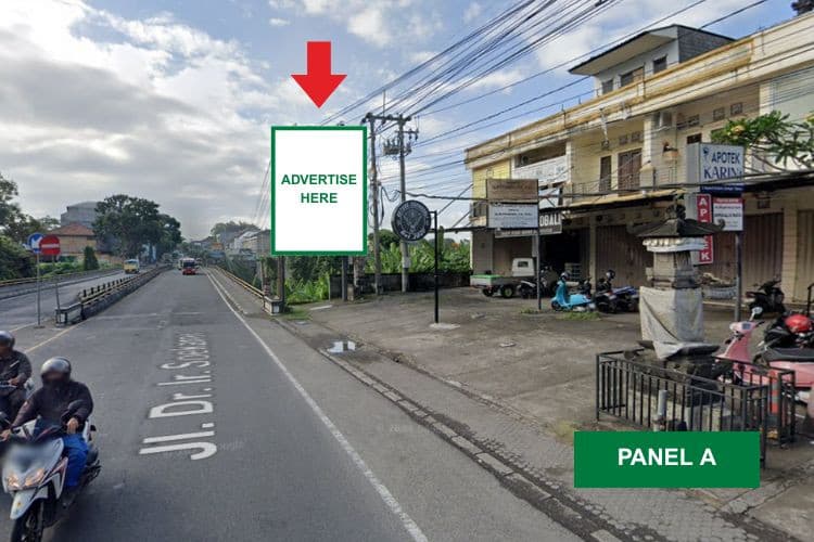 1 Sided Vertical Static Billboard at Jl. Dr. Ir. Soekarno, Tabanan, Bali 