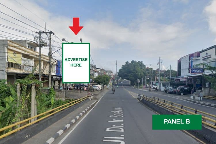 1 Sided Vertical Static Billboard at Jl. Dr. Ir. Soekarno, Tabanan, Bali