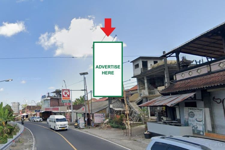 1 Panel Vertical Baliho Billboard at Jl. Baturiti Mekarsari, Tabanan, Bali 