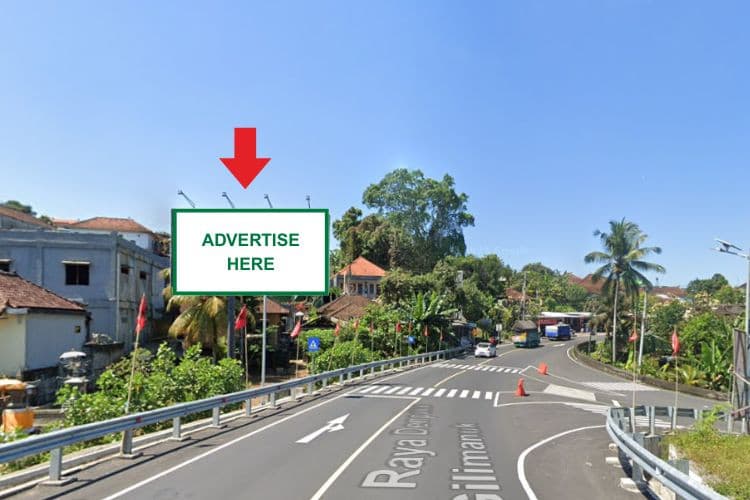 1 Panel Horizontal Static Billboard at Jl. Raya Denpasar, Gilimanuk, Tabanan, Bali  (Shortcut Bajera-Antasari)