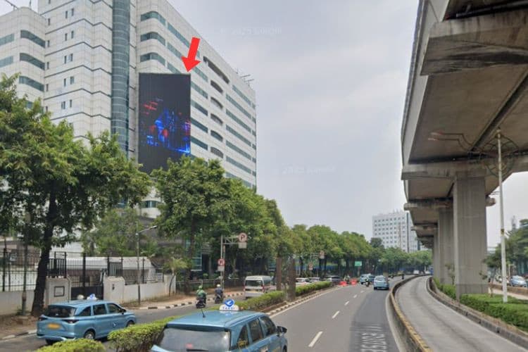 1 Panel Videotron Billboard at Jl. HR. Rasuna Said, Jakarta Selatan, DKI Jakarta  (near Granadi Building & Stasiun LRT Kuningan)