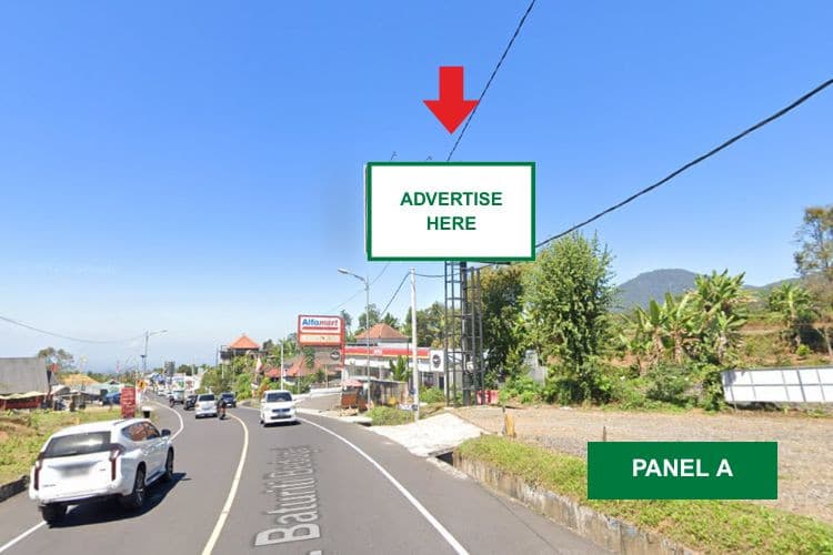 1 Sided Horizontal Static Billboard at Jl. Baturiti Bedugul, Tabanan, Bali 