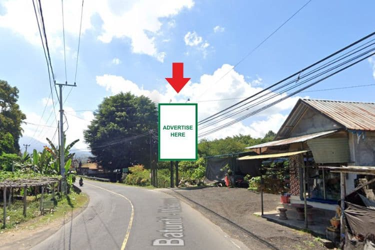 1 Panel Vertical Baliho Billboard at Jl. Baturiti, Mekarsari, Tabanan, Bali 