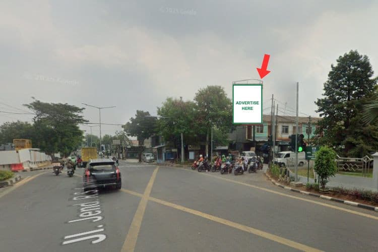 1 Panel Vertical Static Billboard at Jl. Jend. R.S. Soekanto, Jakarta Timur , DKI Jakarta  (near SPBU)