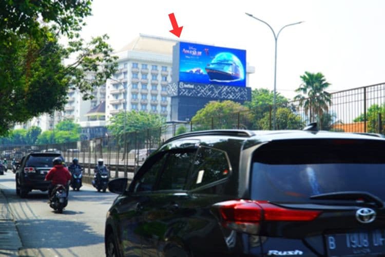 1 Sided Horizontal Videotron Billboard at Jl. Arjuna Selatan no. 4, Tanjung Duren Selatan, Jakarta Barat, DKI Jakarta  (Side B)