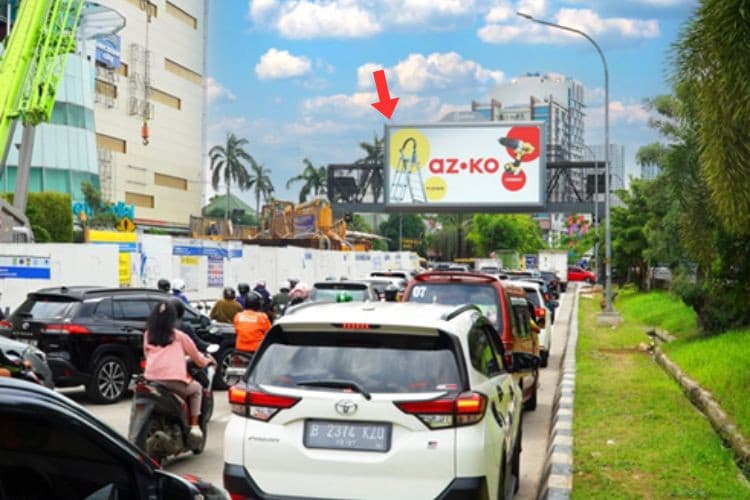 1 Panel JPO Billboard at Jl. Arteri Baru KH. Noer Ali Bekasi, Bekasi, Jawa Barat