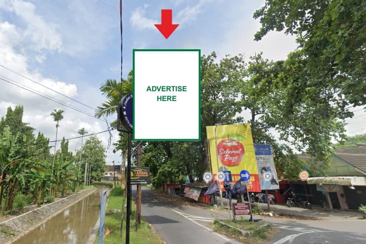 1 Panel Vertical Static Billboard at Jl. Selokan Mataram, Yogyakarta, Daerah Istimewa Yogyakarta 