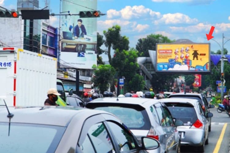 1 Sided LED JPO Billboard at Jl. Pajajaran Bogor, Bogor, Jawa Barat  (To Bogor)