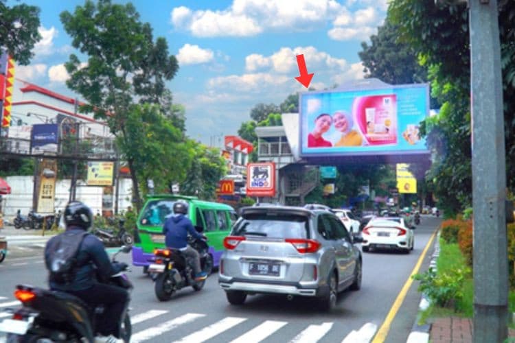 1 Sided LED JPO Billboard at Jl. Pajajaran Bogor, Bogor, Jawa Barat  (To Bogor-Ciawi)