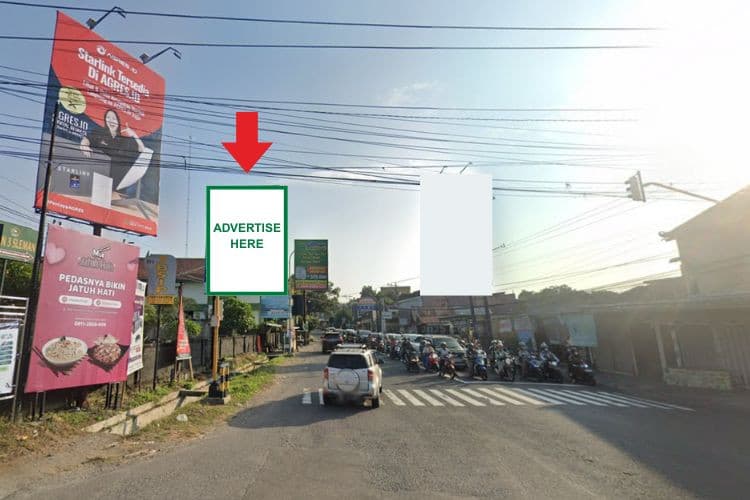 1 Panel Vertical Static Billboard di Jl. Raya Tajem, Yogyakarta, Daerah Istimewa Yogyakarta 
