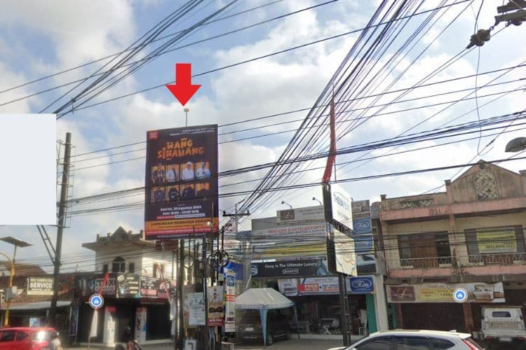1 Panel Vertical Static Billboard at Jl. Godean, Bantul, Yogyakarta, Daerah Istimewa Yogyakarta 