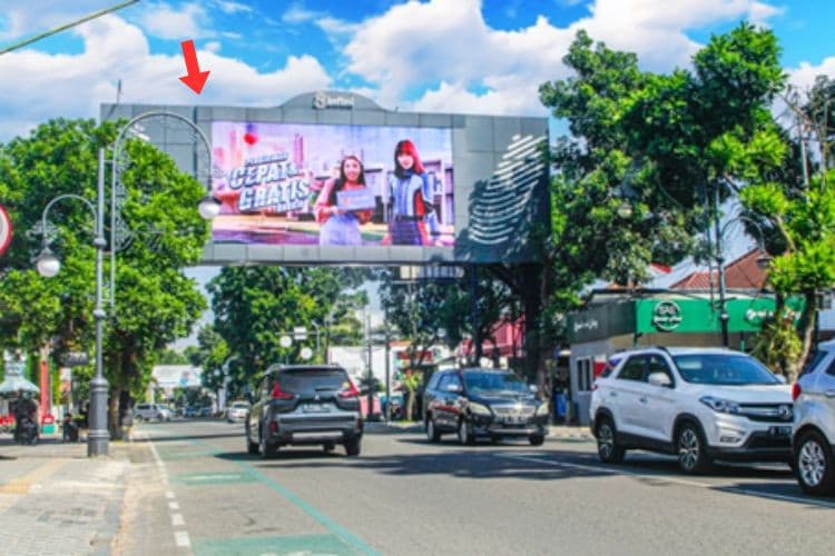 1 Sided LED Bando Billboard at Jl. Buah Batu no. 159 Turangga, Bandung, Jawa Barat  (Side B)