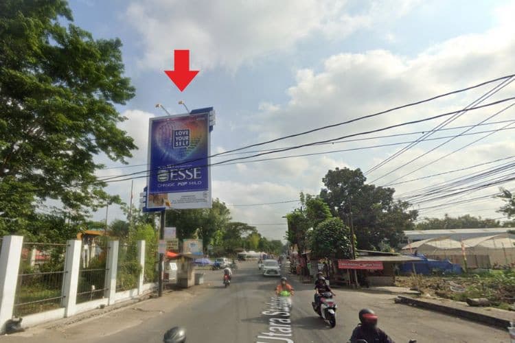 1 Panel Vertical Static Billboard at Jl. Utara Stadion, Yogyakarta, Daerah Istimewa Yogyakarta  (Stadion Maguwoharjo A)