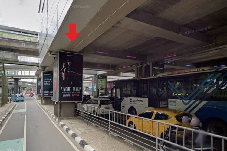 30 Panel Vertical Understation Billboard at Jl. Sisingamangaraja, Jakarta Selatan, DKI Jakarta 