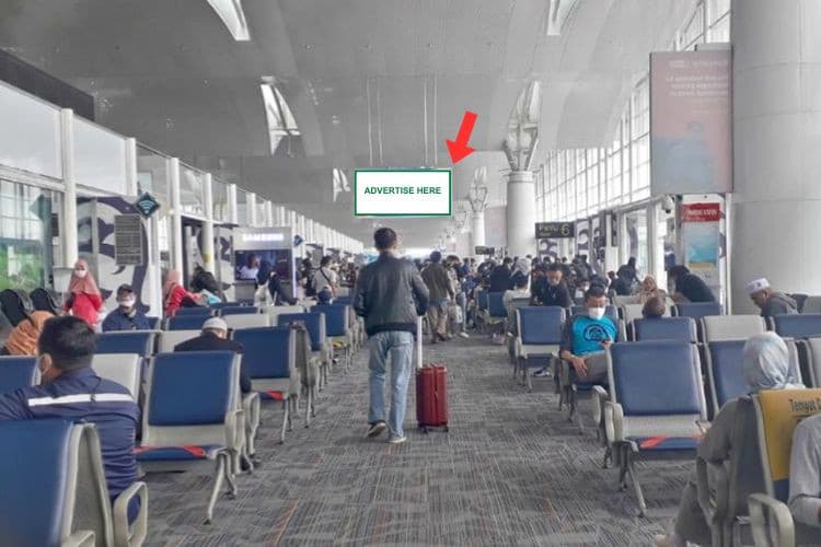 2 Sided Horizontal Airport Lightbox Billboard at Kualanamu International Airport, Medan, Sumatera Utara  (Boarding Domestic Area)