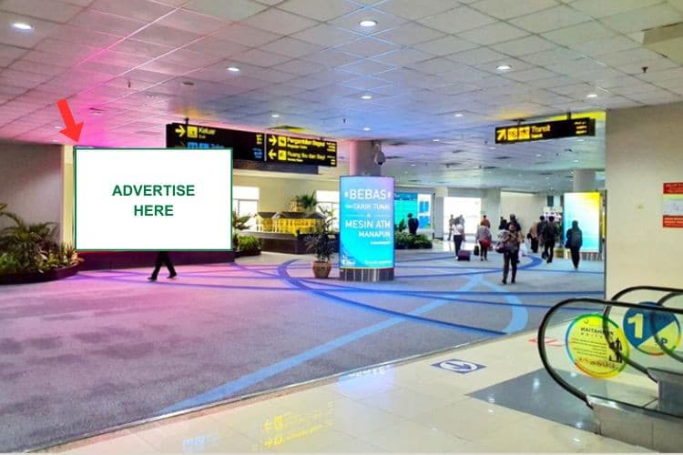 1 Panel Horizontal Airport Lightbox Billboard at Kualanamu International Airport, Medan, Sumatera Utara  (Arrival Domestic)