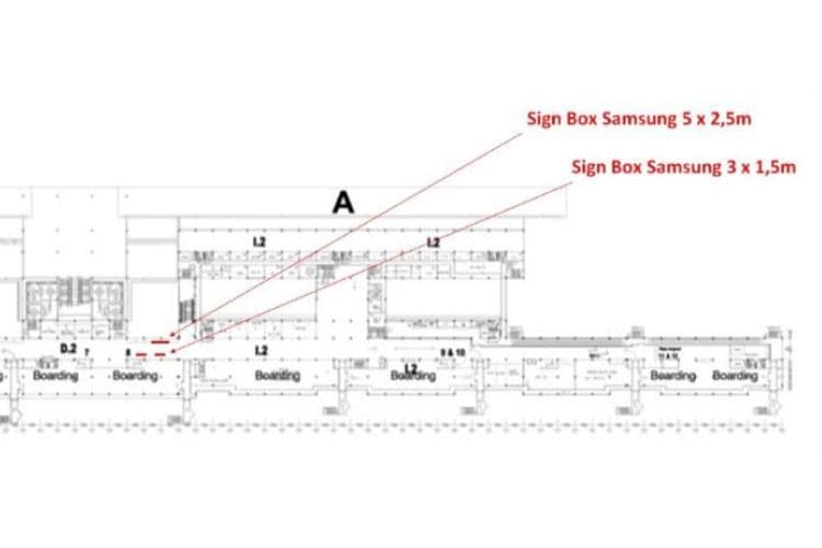 3 Panel Horizontal Airport Lightbox Billboard at Juanda International Airport, Surabaya, Jawa Barat  (Security Checkpoint Area Terminal 1)