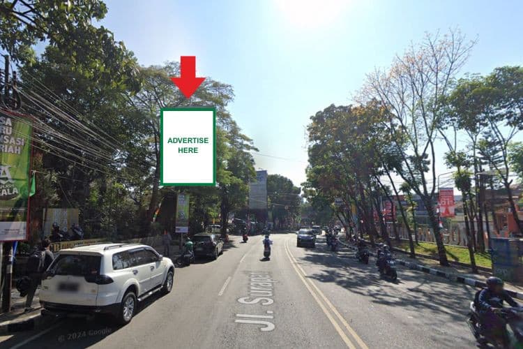 1 Panel Vertical Static Billboard di Jl. Surapati, Bandung, Jawa Barat 