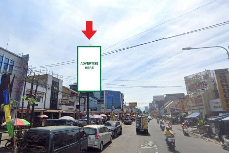 1 Panel Vertical Static Billboard at Jl. A Yani, Bandung, Jawa Barat  (In front of Kosambi Traditional Market, Side A)