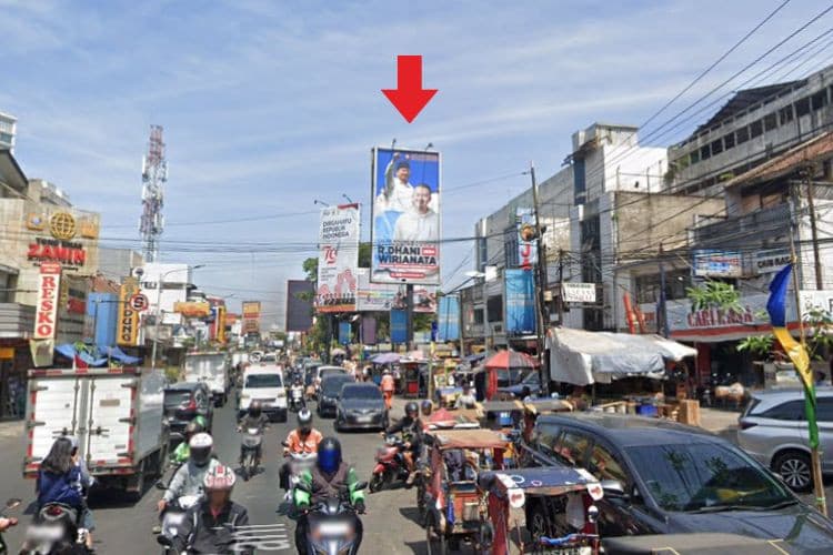 1 Panel Vertical Static Billboard at Jl. A Yani, Bandung, Jawa Barat  (In front of Kosambi Traditional Market, Side B)