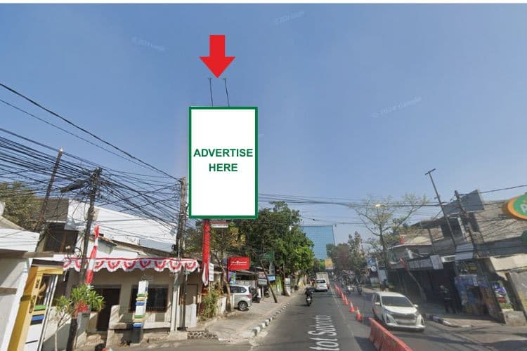 1 Panel Vertical Static Billboard at Jl. Gatot Subroto, Bandung, Jawa Barat  (To Ibrahim Adjie)