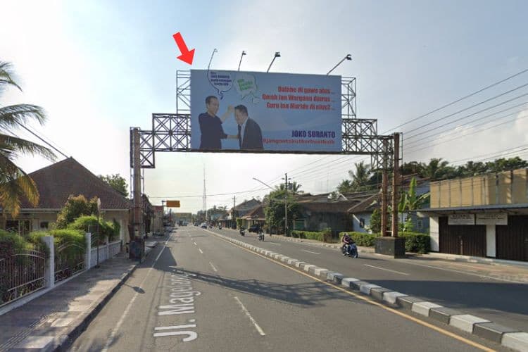 1 Sided Bando Billboard at Jl. Magelang - Yogyakarta, Magelang, Jawa Tengah  (To Jl. Magelang - Yogyakarta)