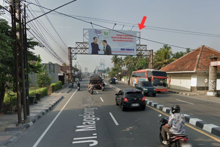 1 Sided Bando Billboard at Jl. Magelang - Yogyakarta, Magelang, Jawa Tengah  (To Yogyakarta)