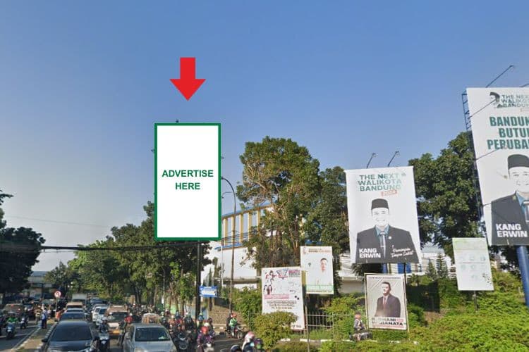 1 Panel Vertical Static Billboard at Jl. Ibrahim Adjie, Bandung, Jawa Barat 
