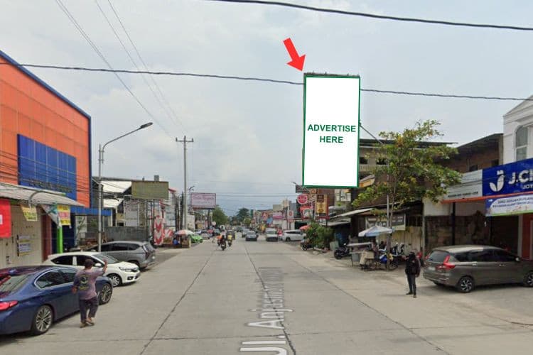 1 Panel Vertical Static Billboard at Jl. Anjasmoro Raya, Semarang, Jawa Tengah 