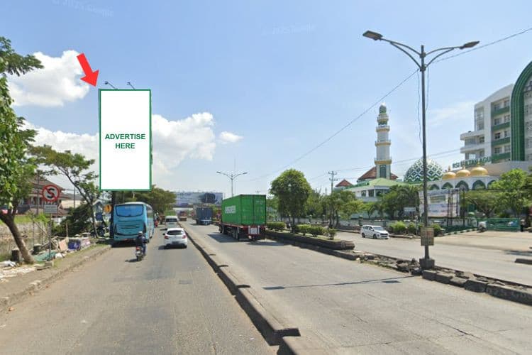1 Sided Vertical Static Billboard di Jl. Kaligawe, Semarang, Jawa Tengah  (To Semarang)