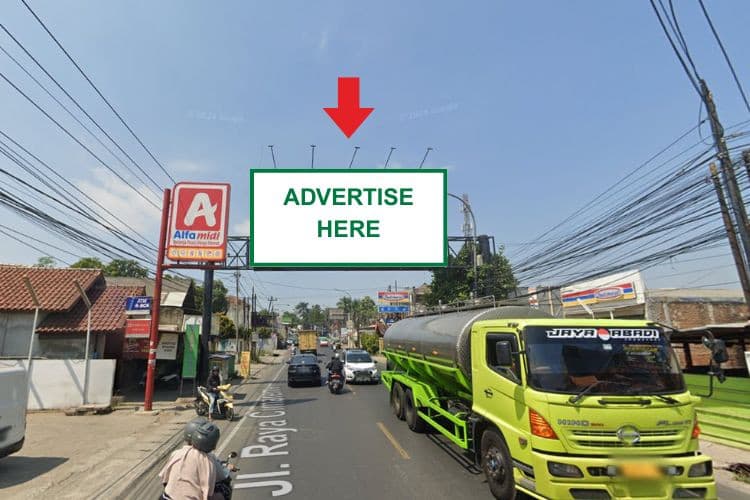 1 Panel Horizontal Bando Billboard at Jl. Raya Caringin, Kabupaten Bandung, Jawa Barat  (To Cimahi)